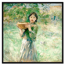 Gerahmter Kunstdruck Die Milchschüssel