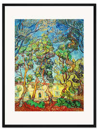 Gerahmter Kunstdruck Heilanstalt in Saint-Rémy