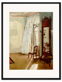 Gerahmter Kunstdruck Das Balkonzimmer