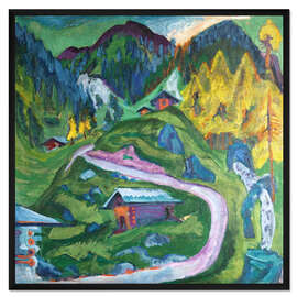 Gerahmter Kunstdruck Alpleben