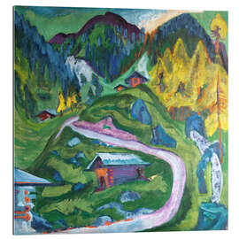 Quadro em plexi-alumínio alpine life