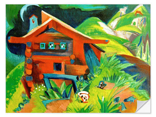 Vinilo para la pared Chalet