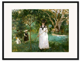 Gerahmter Kunstdruck Die Schmetterlingsjagd