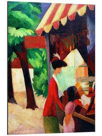 Magnettafel Vor dem Hutladen