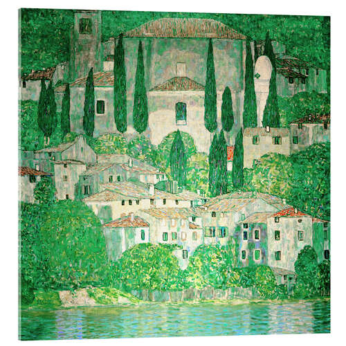 Acrylglasbild Kirche in Cassone