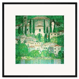 Gerahmter Kunstdruck Kirche in Cassone