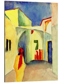 Magnettafel Gasse in Tunis