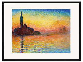 Gerahmter Kunstdruck San Giorgio Maggiore