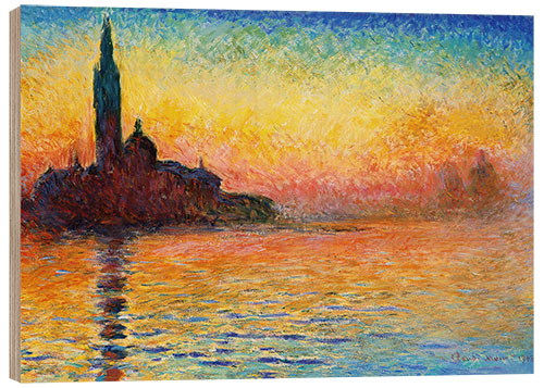 Wood print San Giorgio Maggiore