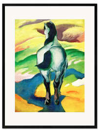 Framed art print Blue Horse II