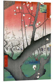 Magnettafel Garten der Pflaumenbäume in Kameido