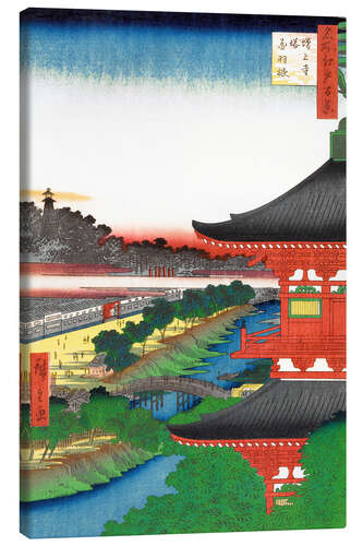 Canvas print Zojoji Pagoda and Akabane