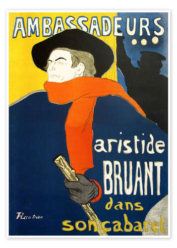 Poster Ambassadeurs, Aristide Bruant