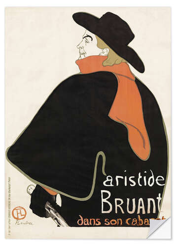 Sisustustarra Aristide Bruant dans son cabaret