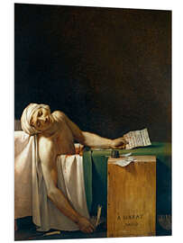 Foam board print The Death of Marat