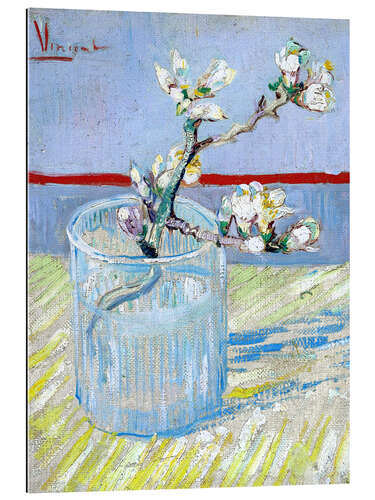 Galleriprint Sprig of Flowering Almond in a Glass