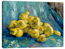 Lienzo  Bodegón con membrillos - Vincent van Gogh