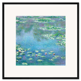 Gerahmter Kunstdruck Seerosen, 1906