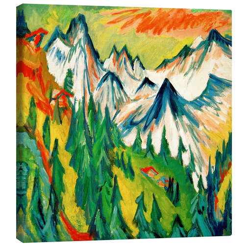 Canvas print Mountaintop