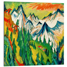 Magnettafel Berggipfel