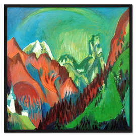 Gerahmter Kunstdruck Tinzenhorn