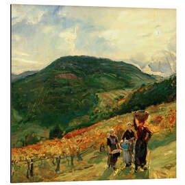 Magnettafel Weinlese am Hämmelsberg