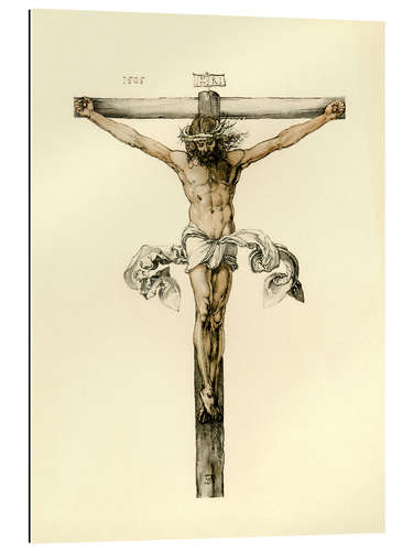 Quadro em plexi-alumínio Christ on Cross