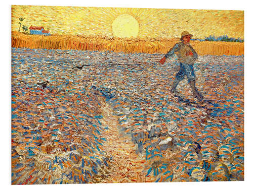 Foam board print Sower at Sunset