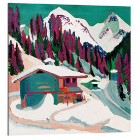 Magnettafel Wildboden im Schnee