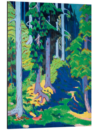 Aluminiumsbilde Forest Interior, 1937