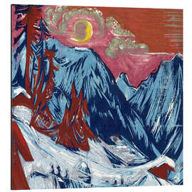 Magnettafel Wintermondnacht