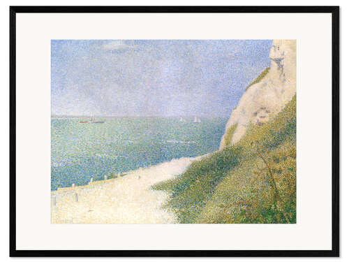 Impression artistique encadrée La Grève du Bas-Butin, Honfleur