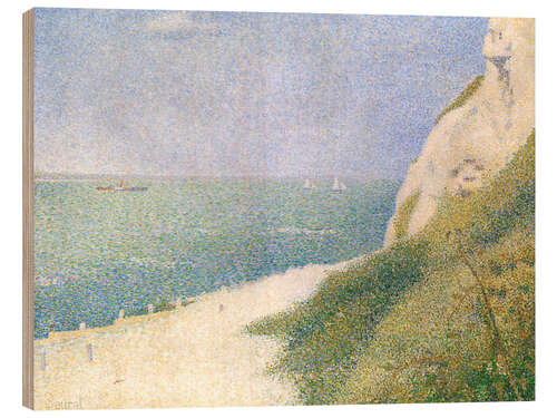 Print på træ Bas-Butin. Grève à Honfleur