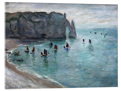 Acrylglasbild Etretat, Porte d'Aval