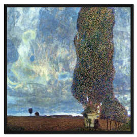 Gerahmter Kunstdruck Die Große Pappel II