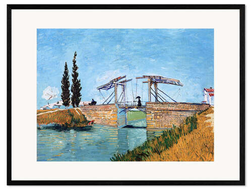 Kehystetty taidepainatus The drawbridge in Arles