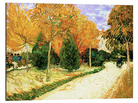 Magnettafel Stadtpark im Herbst