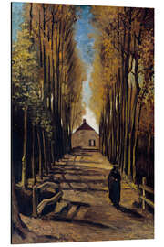 Magnettafel Pappelallee im Herbst