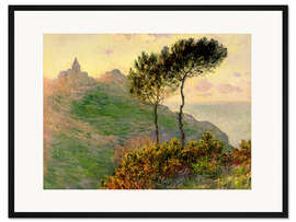 Gerahmter Kunstdruck Kirche von Varengeville