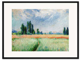 Gerahmter Kunstdruck Weizenfeld