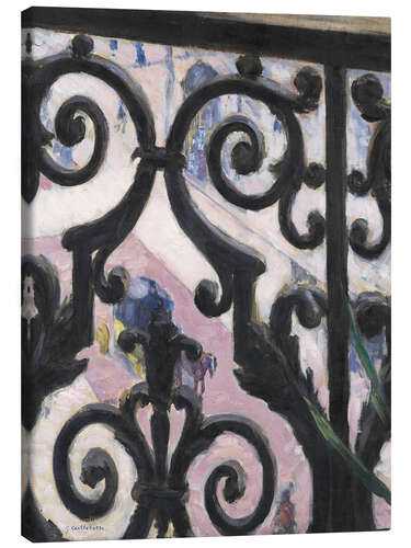 Canvas print View Through Balcony Grating