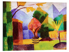 Magnettafel Garten am Thuner See