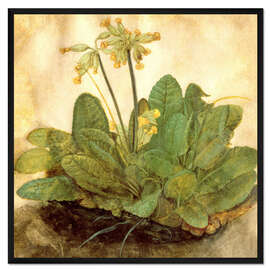 Gerahmter Kunstdruck Schlüsselblume