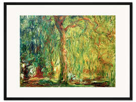 Gerahmter Kunstdruck Trauerweide