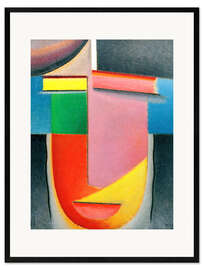 Framed art print Abstract Head: Autumn