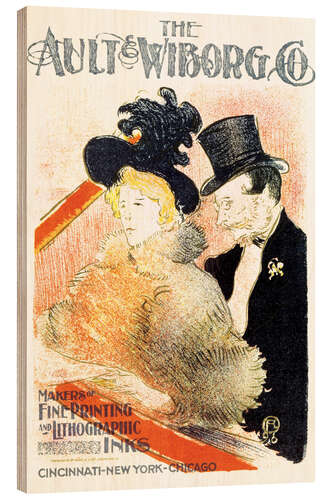 Wood print Au Concert, 1896