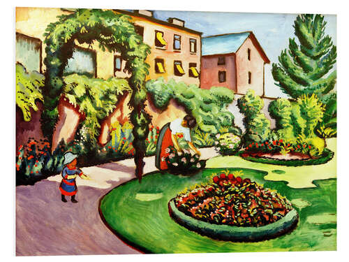 PVC print Macke's garden in Bonn