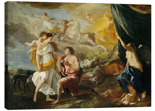 Lærredsbillede Diana and Endymion