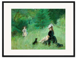 Gerahmter Kunstdruck In einem Park