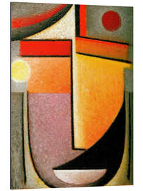 Magnettafel Abstrakter Kopf: Morgenlicht